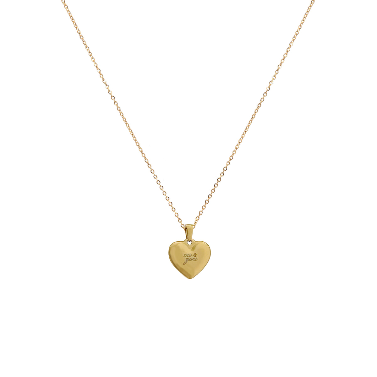 ME + YOU HEART NECKLACE