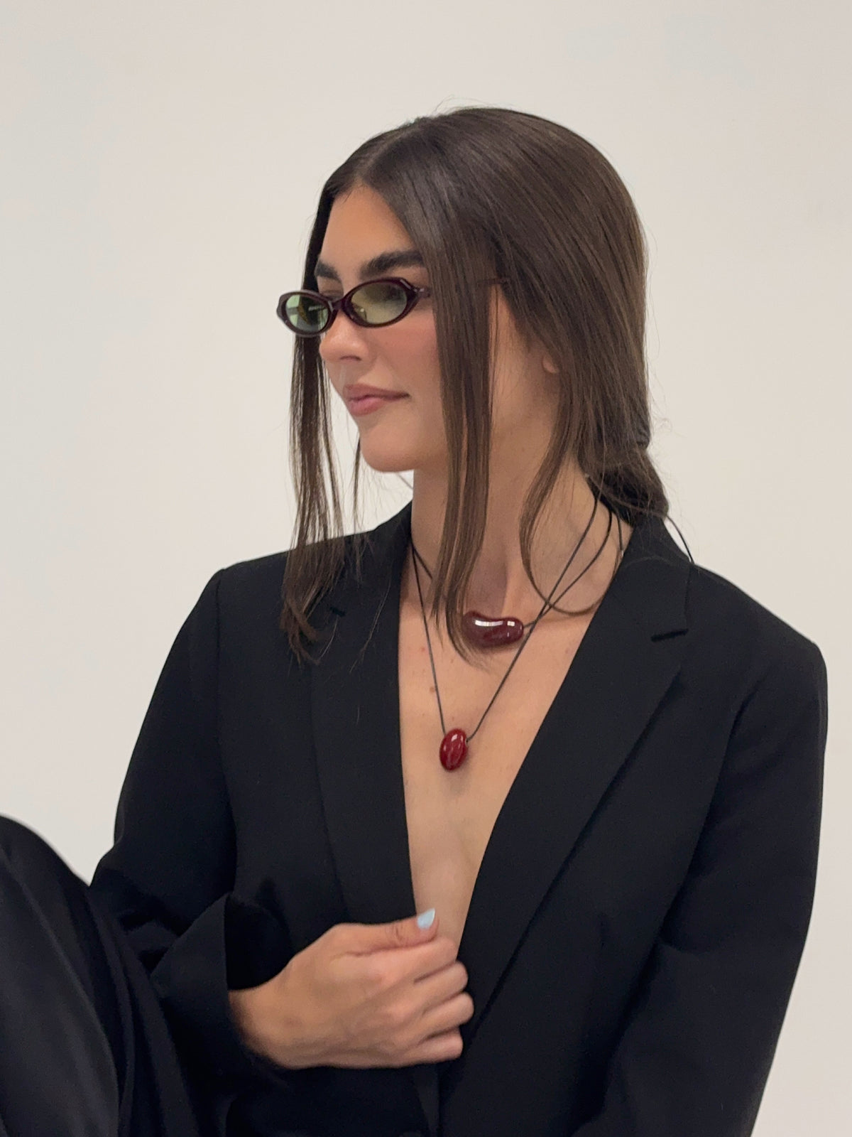 CHERRY PEBBLE NECKLACE