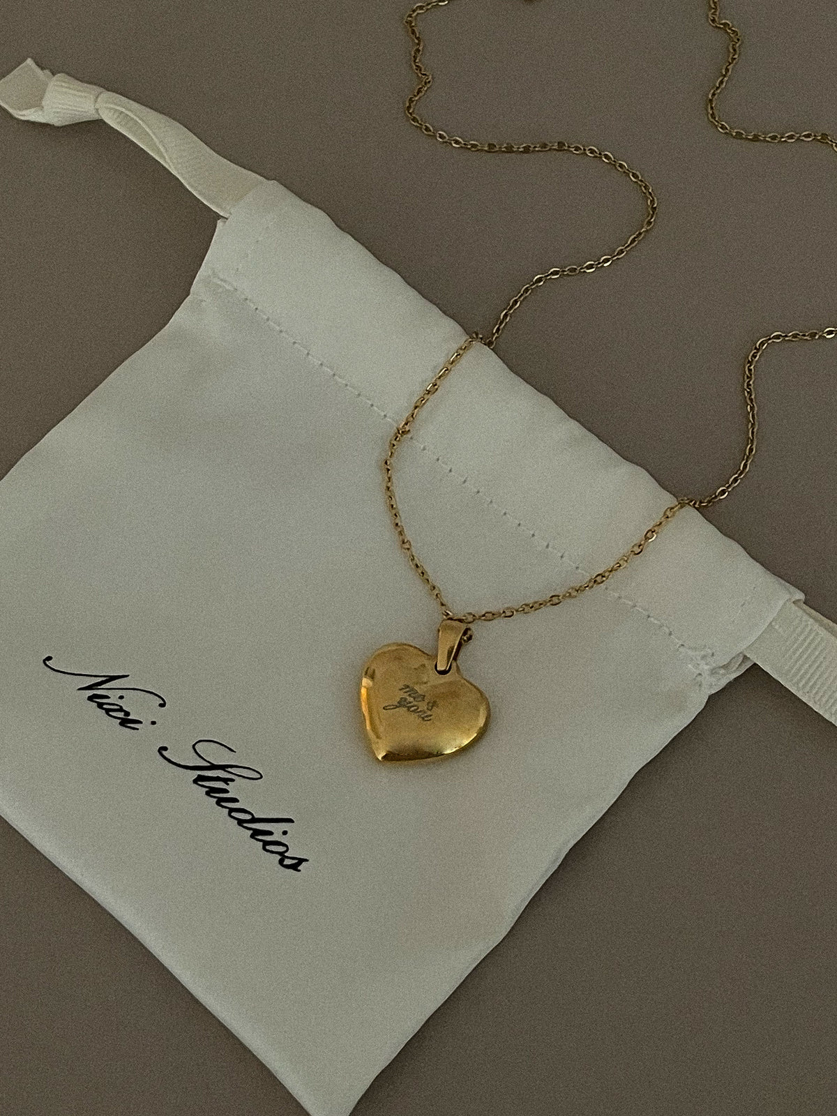 ME + YOU HEART NECKLACE