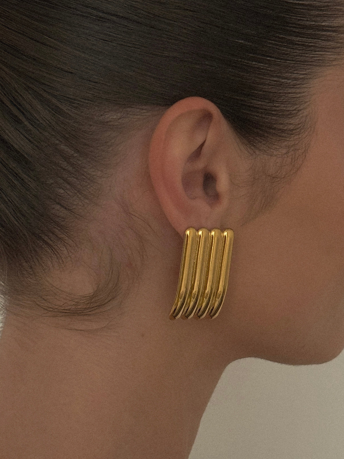 RIBBED EARRINGS